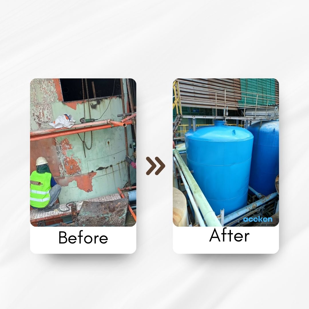 ซ่อมถังกรองน้ำ