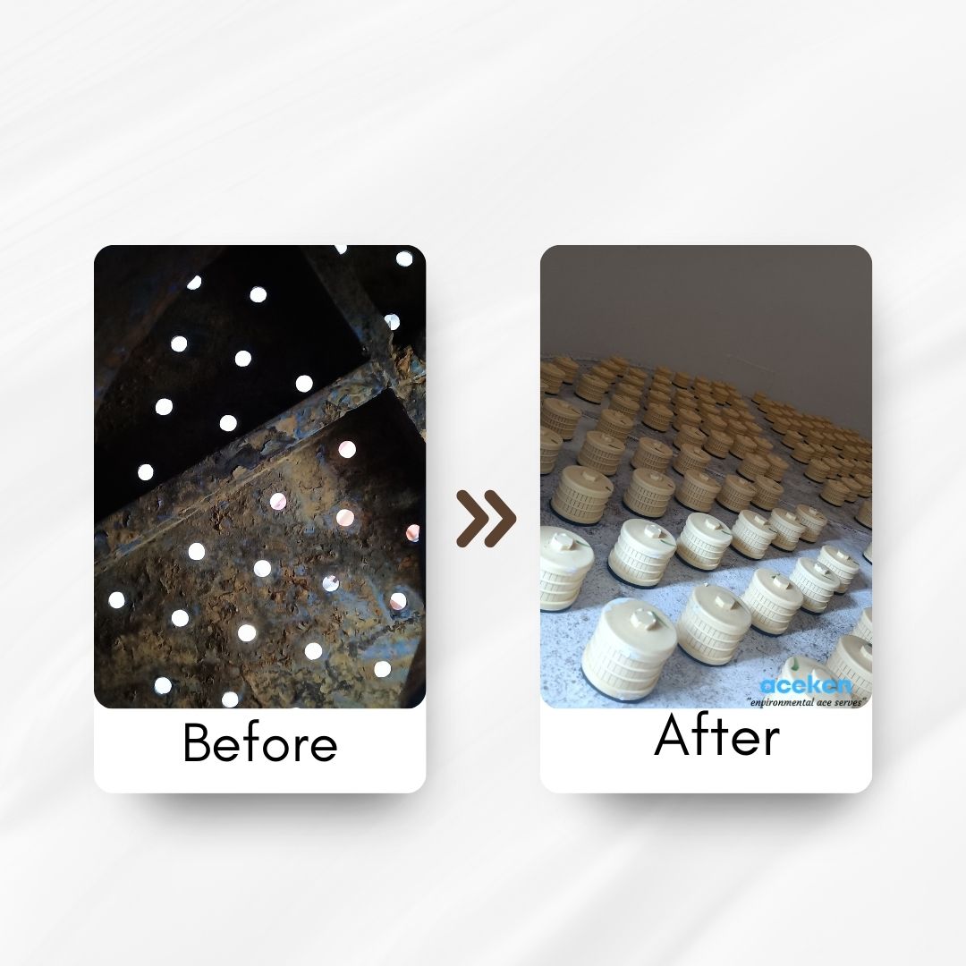 ซ่อม Plate และเปลี่ยนหัว Strainer (Filter Nozzle)